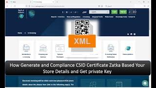 Generate Certificate Zatka Based Your Store Details and Get private Key to Sign XML-UBL