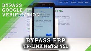 TP-LINK Neffos Y5L BYPASS GOOGLE VERIFICATION | Unlock FRP Tutorial