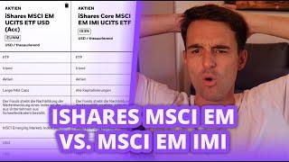 Falschen ETF gekauft - was nun? iShares MSCI EM vs. MSCI EM IMI | Finanzfluss Twitch Highlights