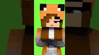 DARLING OHAYO! APHMAU FOX GIRL - MINECRAFT ANIMATION #shorts