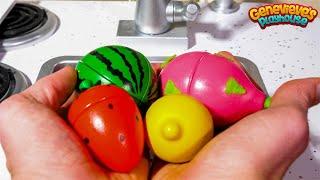 Food Toy Learning Videos for Kids - Let's Learn Food Words with Genevieve, the Paw Patrol, and more!