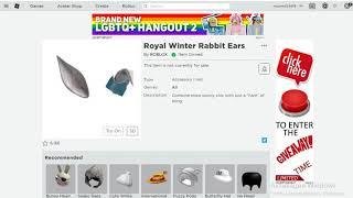 КАК ПОЛУЧИТЬ Royal Winter Rabbit Ears В РОБЛОКС 2020?