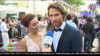 Angelique Boyer y Sebastian Rulli muy enamorados en la Alfombra de los Premios TVyNovelas 2016