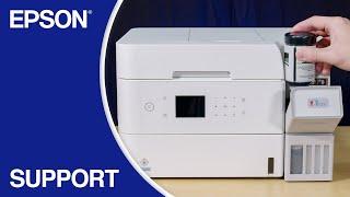 Epson EcoTank ET-3958 | Filling the Ink Tanks