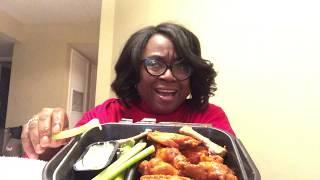 Zaxby’s Hot wing Mukbang