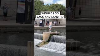 Should I go back and land it?  Jordan Clark #shorts #maddgear #viralvideo #scooter #tricks #pro