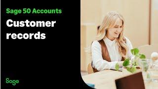Sage 50 Accounts (UK): Customer records