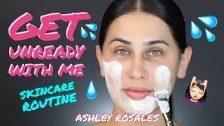 GET UNREADY WITH ME: Current Skincare Routine | Ashley Rosales