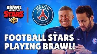 Paris Saint-Germain Stars play Brawl Stars