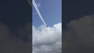 Twin Beech Aerobatics #1 #airshow #airplane #aviation #oshkosh #shorts #video #viralvideo #trending