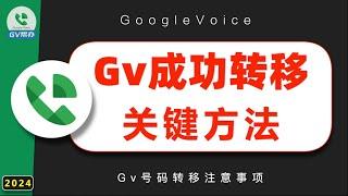 Gv转移成功关键注意事项 googlevoice Gv帮办