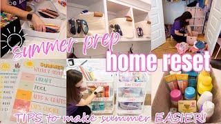 Summer Get It All Done Clean and Organize! Summer Homemaking Routines and Ideas