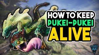 MHW How To ALWAYS Keep Pukei-Pukei Alive in Witcher Quest - Monster Hunter World