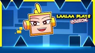  GEOMETRY DASH IN ROBLOX! | LaaLaa Plays Roblox Geometry Blox