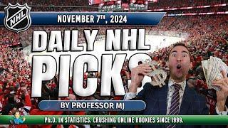 NHL PICKS TODAY  | 3 PICKS FOR THE CANADIENS-DEVILS GAME! (November 7th) #nhlpicks