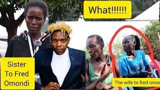 I must tell you the truth about  Fred and Eric Omondi....They are my Brothers the sister opens