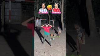 Messi  Ronaldo 1v1 nutmeg challenge⁉️️#shorts #football #trending #ronaldo #messi