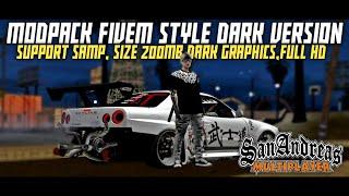 MOD PACK FIVEM DARK VERSI TERBARU 2025‼️ SIZE CUMA 200MB - [SUPPORT SAMP] POLOSAN STYLE‼️