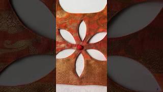 Flower Cut Blouse Back Design ️#viral #trending #shortsvideo
