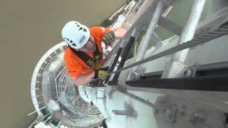 Macau Tower Climb: 2nd to Last Ladder