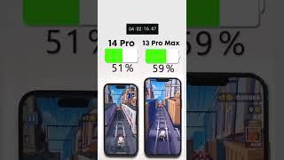 iPhone 14 Pro vs. iPhone 13 Pro Max Battery Test Subscribe for more 