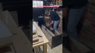 Small workshop wood storage: an upgrade #woodworking #diy #build #woodwork