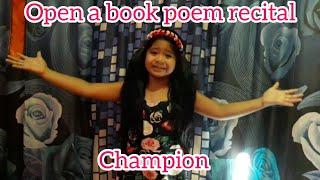 Open a book poem recital|1st place|Amanda&Ryler|Grade 1 pupil #kidsvideo #kidspoem #tula