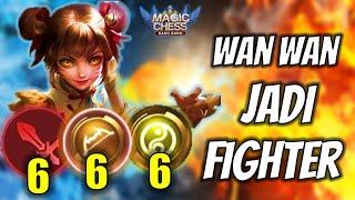 WAN WAN JADI FIGHTER AUTO KONYOL ! META COMBO TERKUAT MAGIC CHESS UPDATE TERBARU