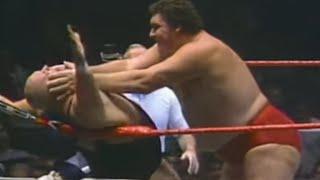 Andre the Giant vs King Kong Bundy 1985