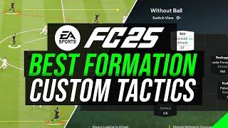 EA FC 25 - BEST FORMATION & META CUSTOM TACTICS (WITH ROLES)