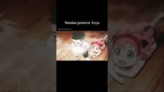 Damian protects Anya while playing dodgeball!#spyxfamilyedit #anya #damian #cute #anime #shorts