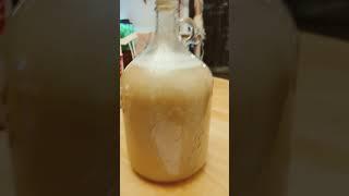 Added yeast nutrient! #housewife #mead #diy #homemaker #food #brewing #homemade #drink