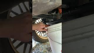 oil change oops, backyard mechanic fails #shorts #fail