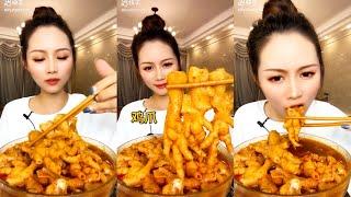 ASMR - CEKER LUNAK SUPER PEDAS SPICY CHICKEN LEGS 