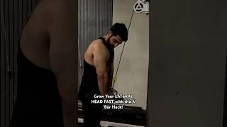 Grow Your LATERAL HEAD FAST with this V Bar Hack!
