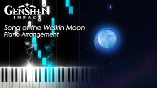 Song of the Welkin Moon 「Genshin Web Event OST」 - Genshin Impact Piano Tutorial & Sheet Music