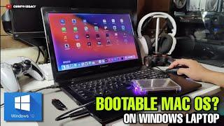 BOOTABLE MAC OS ON LAPTOP OR COMPUTER #bootablemacOS