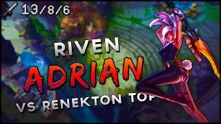 S7 | Adrian Riven vs Renekton TOP | Ranked League VOD