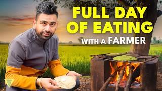 Eating Full Day with an Indian Farmer 