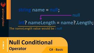 C# Tutorial - Basic - 066 - Null Conditional Operator