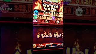 BIG SLOT WIN | Hot Stuff Wicked Wheel Slot | Bally's Las Vegas Casino | LAS VEGAS 2021 #SHORTS