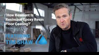 How resilient is Resincoat epoxy resin floor coating? - Resincoat & Tim Shaw (Car SOS)