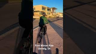 First winter ride, West Beach to Glenelg, SA #lifeisbutadream #adelaide