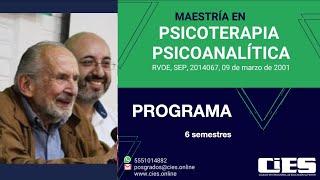 ¿Cómo es la formación en la Maestría en Psicoterapia Psicoanalítica?