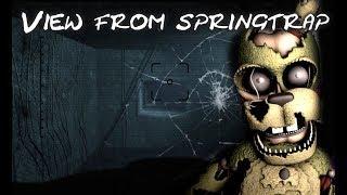 [FNAF/SFM] FNAF 6 Springtrap Office Jump Scare - view from animatronic