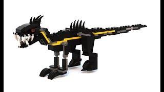 How to build a Lego Indoraptor (MOC) 1000 Subscriber Special