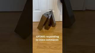 GPTARS: ChatGPT powered TARS Moving to Voice Commands #shorts