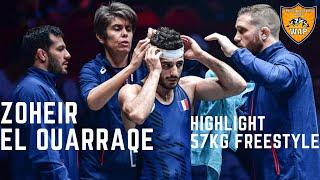 HIGHLIGHT Zoheir EL OUARRAQE 57kg FRA - Freestyle Wrestling