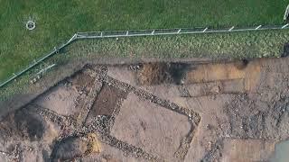 Amazing archaeological discoveries Excavation at the ancient town Néris-les-Bains, France