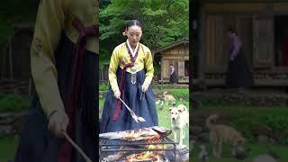 My Simple Meal in a Traditional Korean Village